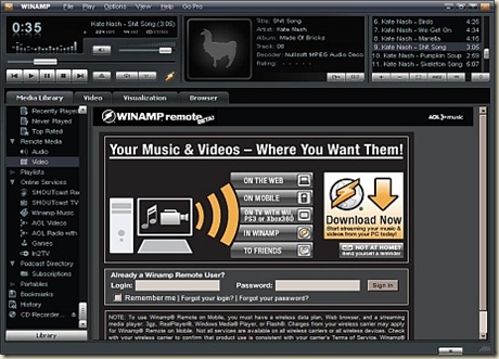 blognyaLOEDIN: WinAmp Pro 5.55.1640
